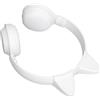 Denash Cuffia Finta, Modello di Cuffia per Bambini in Plastica ABS, Cuffia Bianca, Simulazione Giocattolo, Cuffia per Spettacoli Fotografici