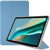 AKNICI Custodia Cover per TECLAST P30T/TECLAST P30 Tablet 10.1 Pollici, PU Pelle Ultra Sottile Leggero in Tri-Fold con Auto Svegliati/Sonno Retro in Morbido TPU per TECLAST P30T/TECLAST P30, Blu