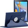 ebestStar - Cover per Samsung Galaxy Tab A 10.5 (2018) T590 T595, Custodia Protezione Rotazione 360, Pelle PU, Blu scuro