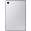 Samsung Clear Edge Cover Custodia con Bordo protettivo per Galaxy Tab A8, Viola