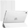 TechDealsUK Smart Case per iPad Pro 10.5 (2017) & Air 3 (2019) A2153, A2123, A2152, A1709, A1701, custodia magnetica con supporto con accensione e spegnimento automatico (bianco)
