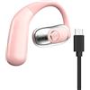 Ouitble Cuffie in modalità Wireless Bluetooth 5.4 Open Open Single Sports Cuffie Wireless a 180 ° Rotazione con Ganci Auricolari Cavo USB C per Ufficio di Guida per Auto D'affari Ufficio