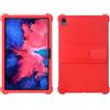 BastralBloom Custodia per tablet Lenovo Tab P11 / P11 Plus 11 pollici 2021 (TB-J606/TB-J607/TB-J616), custodia per tablet K11 Pro 5G TB-J607Z con supporto per PC (rosso)
