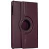 CASEGUARD Custodia in pelle con rotazione a 360° per Samsung Galaxy Tab 4 8 SM-T330 T331 T335, colore: Viola