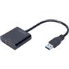 Digitus DA70841 Adattatore USB 3.0 a HDMI, Nero