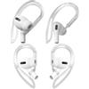Generic Ganci per le orecchie compatibili con AirPods Pro di seconda generazione/1a generazione [regolabili multidimensionali], accessori compatibili con Apple AirPods 3 2 1 Gen (trasparente, 2 paia)