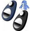 zonsiton Supporto per Airtag per bambini, custodia per tracciatore GPS nascosta, anti-emoval, custodia in silicone per Airtag con pin, adatta per bambini, anziani, animali domestici, zaino (blu+nero)
