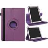 AKNICI Custodia Rigida Universale per Tablet da 10-10,1 Pollici Samsung Galaxy FACETEL TOSCIDO TECLAST HUAWEI Mediapad YESTEL realme PRITOM YOTOPT LNMBBS GOODTEL BENEVE CHUWI SUMTAB, Viola