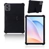 yystao Custodia protettiva per Tabwee T20 Tablet 10 pollici, yystao Bambini Morbido Silicone Tablet Cover Compatibile con Tabwee T20, Supporto Regolabile (Nero)