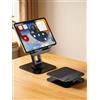 Generic Supporto da tavolo pieghevole girevole per telefono cellulare con supporto per tablet