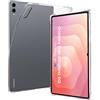 CONAPIKA Cover per Samsung Galaxy Tab S11 Ultra, Flessibil Antiurto AntiGraffio Morbida Custodia Protettiva TPU Retro Case con Angoli Rinforzati Ultra Sottile Leggera Trasparente Paraurti Cover