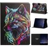 LSPCASA Custodia per tablet Galaxy Tab A7 10,4 pollici SM-T500/T509/T505 | Custodia a portafoglio in pelle PU con funzione leggio, scomparti per carte di credito e portafoglio, per Galaxy Tab A7 T500