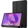 Simpeak Cover Compatibile per Lenovo Idea Tab 2025 (11''), Custodia in Pelle PU Compatibile con Lenovo Idea Tab 2025 11 Pollici Ultra-Sottile Folio Supporto Smart Cover Auto Sveglia/Sonno (Nero)