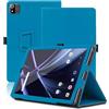 Envibe Custodia per Acer Iconia Tab A11 11 Pollici, Cover Tablet Acer Iconia Tab A11-11-A921, Copertura Protettiva Pieghevole con Supporto per Matita e Cinturino da Polso, Protezione Completa. (Azzurro)