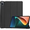 Kepuch Custer Cover per Xiaomi Pad 5/5 PRO/5 PRO 5G,PU-Pelle Case Custodia per Xiaomi Pad 5/5 PRO/5 PRO 5G - Nero