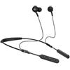 N NEWTOP Auricolari AB29 Neckband In-Ear Metal Cuffie Comode Sport Bluetooth Corsa Fitness Collo Microfono Controller Musica Chiamate Super Bassi IPX7 Impermeabili per Cellulare Smartphone (Nero)
