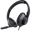 CREATIVE HS-720 V2 Cuffie per audio digitale USB con microfono a condensatore a cancellazione del rumore, silenziamento microfono/chiamate/monitoraggio microfono su cavo, per videochiamate