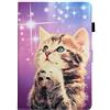 SiriPinfan 10 inch Tablet Case Cover - Custodia in pelle universale con slot per schede per Fire HD 10, Huawei MediaPad T3 / T5 10, iPad 2018, Galaxy Tab E 9.6 / Tab A 10.1, Lenovo Tab 4 10 / TB-X103F