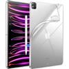 JETech Custodia Trasparente per iPad Pro 12,9 6/5, Trasparente | Cover per 2022/2021 Modello, Design TPU Chiaro Morbido, Protezione Antiurto Sottile, Supporto Ricarica Pencil 2a