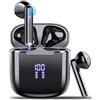 OYIB Cuffie Bluetooth, Auricolari Bluetooth 5.3 HiFi Immersivo con 4 Mic, Cuffie Wireless In Ear con LED Display Controllo Touch, USB-C, Cuffie Senza Fili IPX7 Cuffiette Bluetooth, Nero(2024)