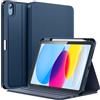 FINTIE Cover per iPad (A16) 11ª Gen 11 (2025) / iPad 10ª Gen 10.9 (2022) | con Portapenne - Multi-angolo Custodia Protettiva Sottile Cover con Retro in TPU Morbido, Blu Scuro