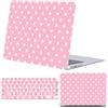 FFBOFFC Custodia per MacBook Pro Retina da 13 pollici A1502 & A1425, Pois rosa | 2015-2012, Case Rigido Leggero e Sottile con Copertina per Tastiera, Resistente ai Graffi, Pacchetto di Accessori 2-in-1