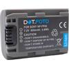 Dot.Foto NP-FP30, NP-FP50 Premium 7.2v / 800mAh Batteria Ricaricabile per Sony DCR-DVD203E, DCR-DVD205, DCR-DVD205E, DCR-DVD304E, DCR-DVD305, DCR-DVD305E, DCR-DVD403, DCR-HC96 DCR-SR30 DCR-SR40