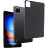 REY Cover in Gel TPU Nera per XIAOMI Pad 6S PRO 12,4, Ultra Sottile 0,33 mm, Morbido Flessibile, Custodia Silicone
