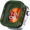 Generic Custodia in silicone compatibile con Huawei Watch Fit 4, flessibile, in silicone, antigraffio, custodia protettiva per Huawei Watch Fit 4 Smartwatch (verde militare)
