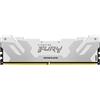 Kingston FURY Renegade DDR5 Argento/Bianco XMP 24GB 8400MT/s CL40 CUDIMM Memoria Gaming per Computer Modulo Singolo - KF584CU40RW-24