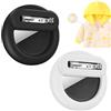 AXFEE Portachiavi Air-Tag, ustodia per tracciatore GPS nascosta-Nero+Bianco | Custodia in Silicone Airtag con Pin, Adatta per Bambini, Anziani, Animali Domestici, Zaino