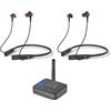 Avantree Aura Loop Dual - Auracast Auricolari TV per Ascolto Condiviso | 3 modalità EQ con voce chiara, connessione uno-a-molti, comfort prolungato, ideale per anziani