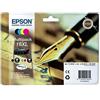 Epson Multipack 16xl Contenente N.4 Cartucce A Pigmenti Serie 16xl/Penna E Cruciverba