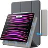 JETech Custodia Magnetica per iPad Pro 12,9 6/5/4/3, Grigio Siderale | Cover per 2022/2021/2020/2018 Modello, Design Smart Sottile, Auto Svegliati/Sonno, Protezione Leggera