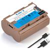 TAVT Batteria da 2600 mAh NP-W235 con ingresso USB Type-C per Fujifilm X-S20, X-T5, X-T4, GFX 100S, X-H2S, X-H2, GFX 50S II