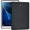 Verco Cover compatibile con Samsung Galaxy Tab A 10.1 2016 Case di Silicone Tablet Custodia per il Tab A6 T580 / T858 Astuccio - Nero