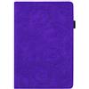Aswant Cover Galaxy Tab S6 Lite 2020/2022 Custodia a Portafoglio Slot per Schede Flip Tablet Custodie con Porta Penna per Samsung Tab S6 Lite 10.4 SM-P610/SM-P615/P613/P619 Fiore Mandala Viola