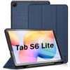 DUX DUCIS Custodia per Samsung Galaxy Tab S6 Lite 10.4 (P610 / P615) 2020 & 2022, Custodia TPU Morbido Protettiva Magnetica Slim con Supporto per Penna S per Tab S6 Lite 10,4 Pollici (Blu)