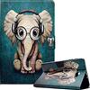 CXTcase Custodia per Samsung Galaxy Tab A/A6 10,1 2016 SM-T580/T585, Leggero Magnetica Custodia Galaxy Tab A 10,1 T580, Funzione Supporto Tavoletta Cover Samsung Galaxy Tab A 2016, Elefante