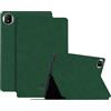 Generico DayQiQiPu Custodia per Honor MagicPad 2 (12,3 Pollici, Modello: ROD2-W09) in Pelle PU retrò Ultra Sottile Caso con Supporto per Tablet Flip con Auto Sveglia/Sonno, Verde Foresta
