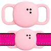 DDJ Confezione da 2 custodie per collare per gatti per adesivi per piastrelle Life360 (tracker più piccolo), non per Tile Mate/Pro, supporto protettivo in silicone per collare per cani/animali