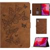 CASAFUNY Custodia Cover per Lenovo Tab M11 11 Pollici 2024 Protettiva con Supporto e Auto Svegliati/Sonno Cover per Lenovo Tab M11 Tablet (TB330FU/TB330XU) Tablet, Marrone