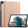 Kepuch Custer Cover per Samsung Galaxy Tab A9+ 11 X210 X216 X218,A11+ X230 X235,PU-Pelle Case Custodia - Rosso Oro