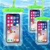 Generic Custodia impermeabile per cellulare, custodia subacquea per spiaggia, nuoto, rafting, misura universale, compatibile con Apple iPhone, Samsung Galaxy, Google Pixel e altri, verde