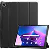 Dlahaby Custodia per Lenovo Tab M10 Plus 3rd Gen 10,6 pollici 2022, in pelle PU con funzione leggio, Smart Case Cover per Lenovo Tab M10 Plus (3rd Gen) TB-125F/TB-128F, nero