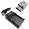 Dot.Foto LB-060 Premium 1250mAh Batteria (x2) & Caricabatterie USB Compatto per Pentax XG-1