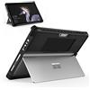 MoKo Custodia Per Microsoft Surface Pro 7/ Pro 7+/ Pro 6/5/4/ LTE, Nero | Custodia Prottetiva Cover Rigida para Surface Pro de 12,3, Porta Penna, Correa de Mano, Compatibile con Type Cover Keyboard