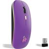 TQQ Mouse wireless ricaricabile, mouse retroilluminato a 7 colori con mini ricevitore USB da 2,4 GHz, mouse gaming, compatibile con laptop, PC, computer, Chromebook, Notebook e iPad Etc