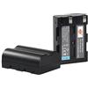 DSTE 2PCS D-LI50 NP-400 Batteria Compatibile per Pentax K10, K10D GP, K10D Grand Prix, K20D