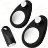 zonsiton Supporto Airtag per bambini, custodia per tracciatore GPS nascosta, anti-emoval, custodia in silicone Airtag con pin, adatta per bambini, anziani, animali domestici, zaino (Nero+Nero)